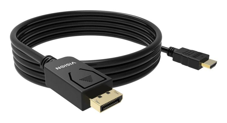 EAN 1189884000005 - Vision TC 2MDPHDMI8K/BL adaptador de cable de vídeo 2 m DisplayPort HDMI Negro imagen 4