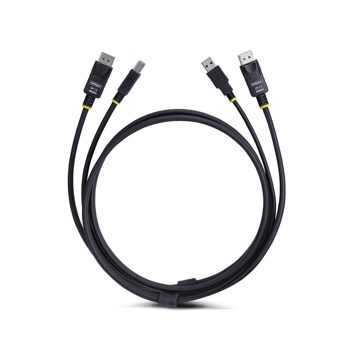 EAN 0065030912839 - StarTech.com DU12210-KVM-CABLE cable para video, teclado y ratón (kvm) Negro 3,1 m imagen 4
