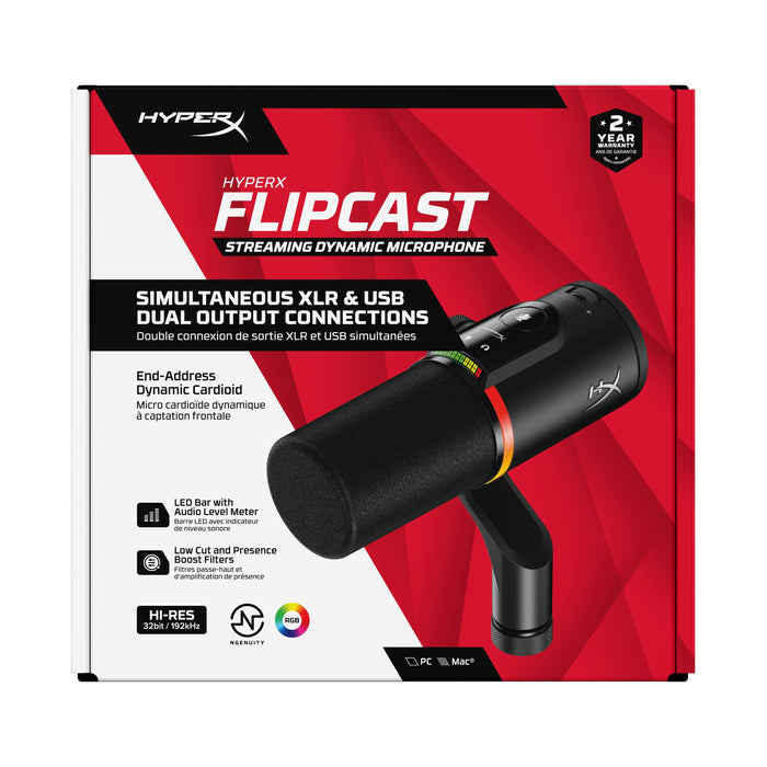 EAN 198828569219 - HyperX FlipCast - USB/XLR Dynamic Microphone (Black) imagen 12