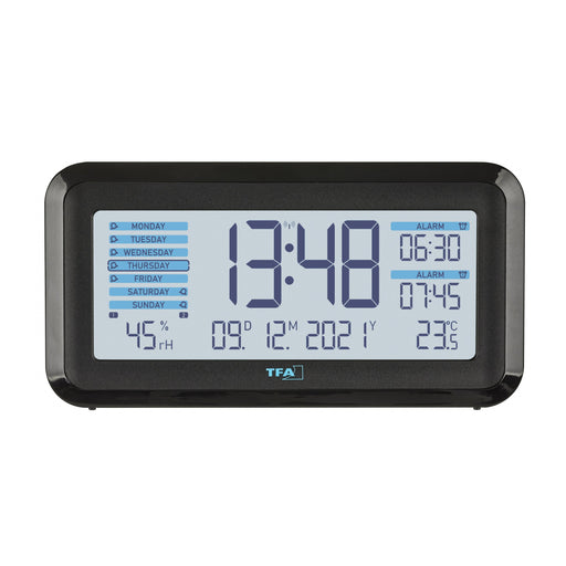 EAN 4009816037275 - TFA-Dostmann Boxx2 Reloj despertador digital Negro imagen 2