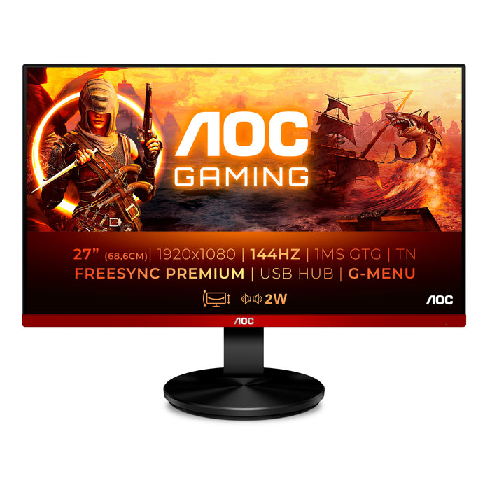 EAN 4038986186179 - AOC 90 Series G2790PX LED display 68,6 cm (27") 1920 x 1080 Pixeles Full HD Negro imagen 1