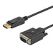 EAN 5901986041498 - Savio CL-92 adaptador de cable de vídeo 1,8 m DisplayPort VGA (D-Sub) Negro imagen 1