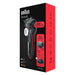 EAN 4210201429333 - Braun Series 5 51-R1200S afeitadora Máquina de afeitar de láminas Recortadora Negro, Rojo imagen 2