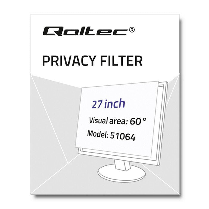 EAN 5901878510644 - Qoltec 51064 filtro para monitor 68,6 cm (27") imagen 2