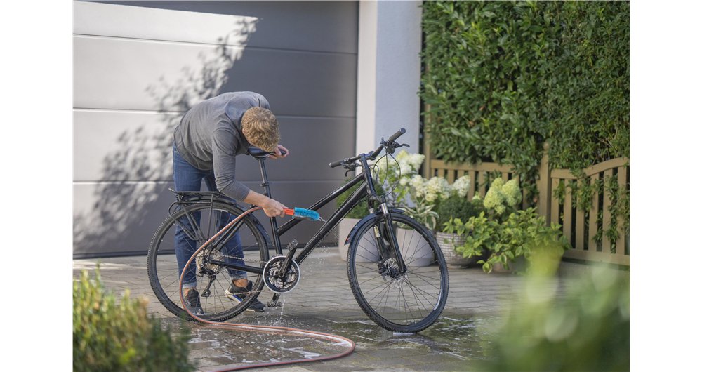 EAN 4066407503335 - Gardena 18865-34 pistola de pulverización de agua o boquilla Boquilla de lavado Negro, Verde, Gris, Naran imagen 3
