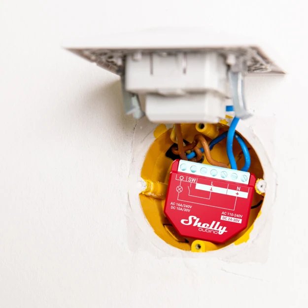 EAN 3800235269022 - Shelly Qubino Wawe 1PM Interruptor inteligente Rojo imagen 2