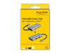EAN 4043619632602 - DeLOCK 63260 hub de interfaz USB 3.2 Gen 2 (3.1 Gen 2) Type-C 10000 Mbit/s Gris imagen 5