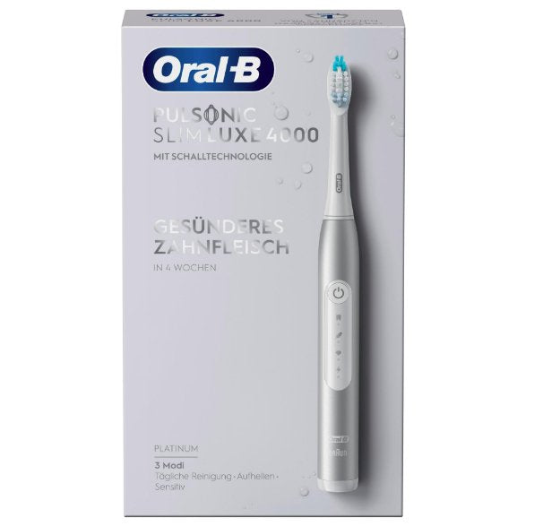 EAN 4210201305644 - Oral-B Pulsonic Slim Luxe 4000 Adulto Cepillo dental sónico Platino imagen 4