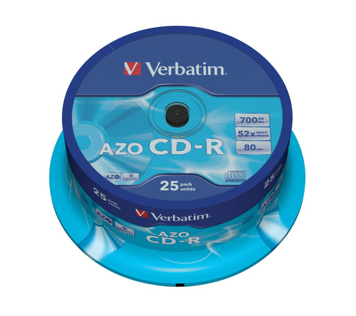 EAN 0023942433521 - Verbatim CD-R AZO Crystal 700 MB 52x 25 pieza(s) imagen 1