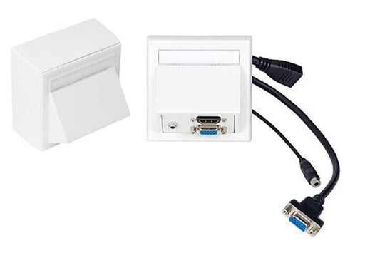 EAN 5712505270097 - Vivolink WI221192 toma de corriente HDMI + VGA + 3.5mm Blanco imagen 1