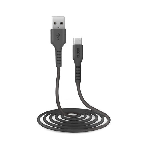 EAN 8018417233425 - SBS TECABLEMICRO2K cable USB USB 2.0 2 m USB A Micro-USB B Negro imagen 2