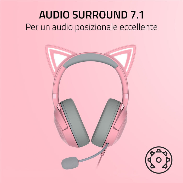 EAN 8887910060278 - Razer RZ04-04730200-R3M1 auricular y casco Auriculares Alámbrico Diadema Llamadas/Música Rosa imagen 3