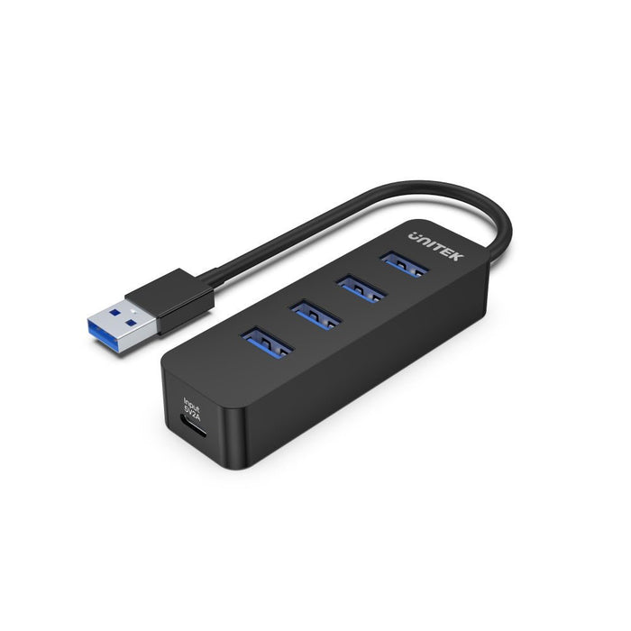 EAN 4894160047656 - UNITEK uHUB Q4 USB 3.2 Gen 1 (3.1 Gen 1) Type-A 5000 Mbit/s Negro imagen 1