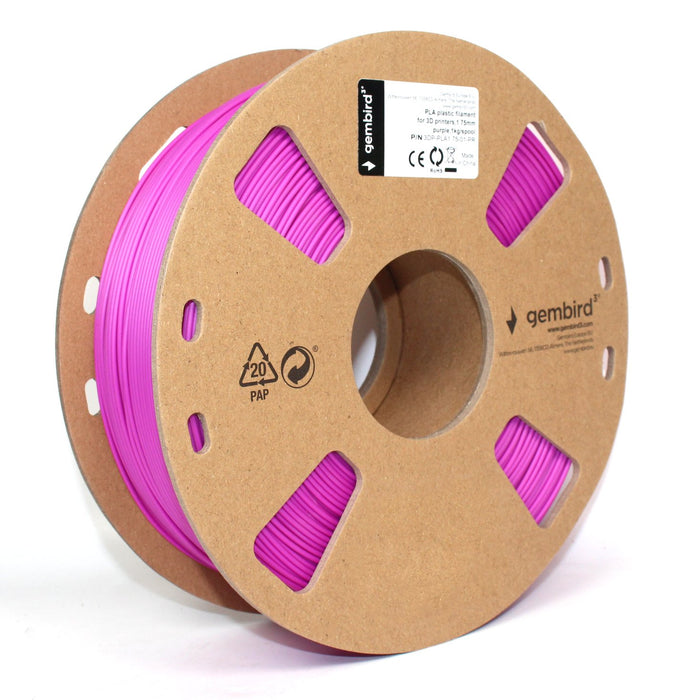 EAN 8716309094696 - Gembird 3DP-PLA1.75-01-PR material de impresión 3d Ácido poliláctico (PLA) Púrpura 1,4 kg imagen 4