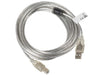 EAN 5901969413571 - Lanberg CA-USBA-12CC-0050-TR cable USB USB 2.0 5 m USB B Transparente imagen 2