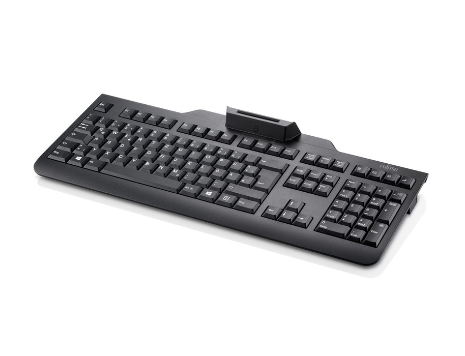 EAN 4057185605380 - Fujitsu KB100 SCR teclado Mantenimiento USB Español Negro imagen 1