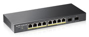 EAN 0760559129453 - Zyxel GS1900-10HP switch Gestionado L2 Gigabit Ethernet (10/100/1000) Energía sobre Ethernet (PoE) Negro imagen 2