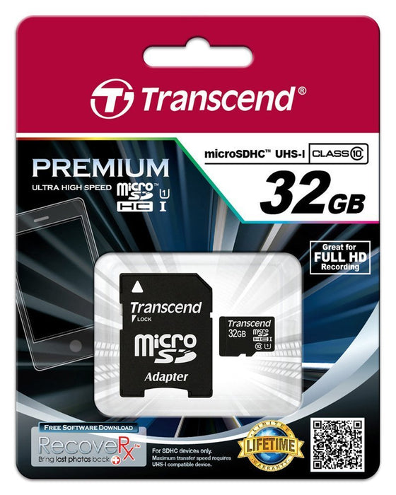 EAN 0760557824985 - Transcend 32GB microSDHC Class 10 UHS-I MLC Clase 10 imagen 1