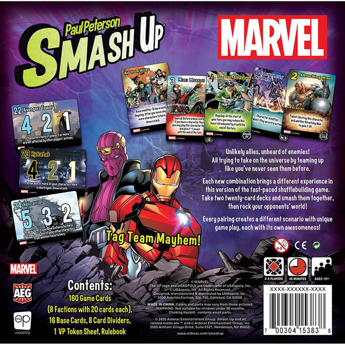 EAN 0700304153838 - Asmodee Smash Up: Marvel Juego de mesa imagen 5