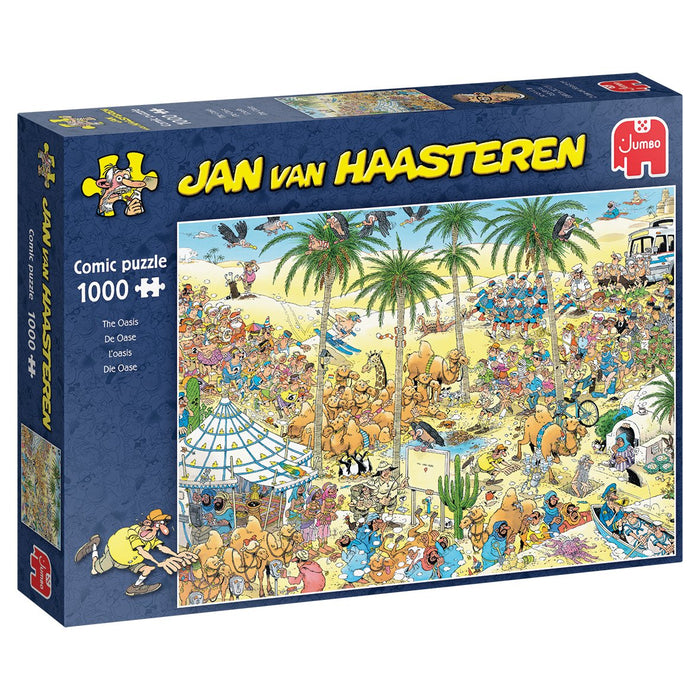 EAN 8710126200483 - Jan van Haasteren The Oasis 1000 pcs Puzzle rompecabezas 1000 pieza(s) Cómics imagen 1