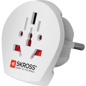 EAN 5711045764325 - Skross World to Europe adaptador de enchufe eléctrico Tipo F Universal Blanco imagen 3
