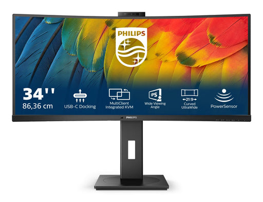 EAN 8712581796525 - Philips 5000 series 34B1U5600CH/00 LED display 86,4 cm (34") 3440 x 1440 Pixeles Wide Quad HD LCD Negro imagen 1