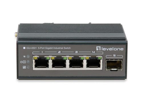 EAN 4015867223970 - LevelOne IGU-0501 switch Gigabit Ethernet (10/100/1000) Negro imagen 1