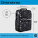EAN 0197192501252 - HP Campus XL Marble Stone Backpack mochila Mochila informal Negro, Gris Poliéster, Poliespuma imagen 5