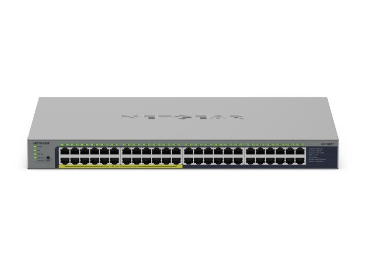 EAN 0606449174915 - NETGEAR GS748PP No administrado Gigabit Ethernet (10/100/1000) Energía sobre Ethernet (PoE) Gris imagen 1