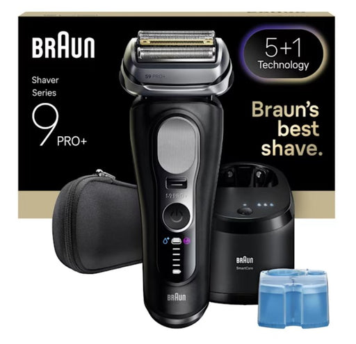 EAN 8700216554275 - Braun Series 9 Pro+ 9660CC Máquina de afeitar de láminas Recortadora Negro, Plata imagen 1