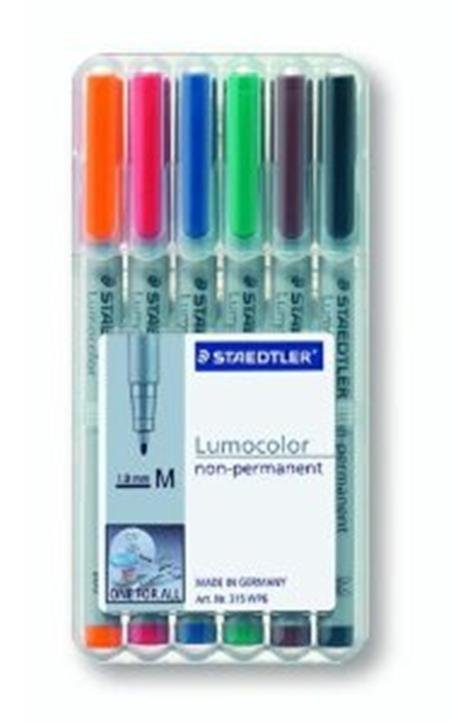 EAN 4007817309308 - Staedtler 315 WP6 marcador 1 pieza(s) Negro, Azul, Marrón, Verde, Naranja, Rojo imagen 1
