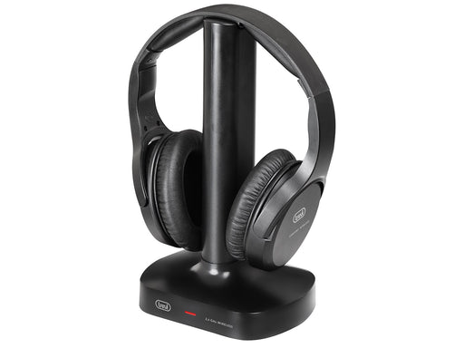 EAN 8011000026824 - Trevi FRS 1480 R Auriculares Inalámbrico y alámbrico Diadema Música USB Tipo C Base de carga Negro imagen 1