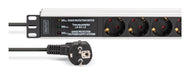 EAN 4016032501688 - Digitus DN-95441 unidad de distribución de energía (PDU) 7 salidas AC 1U Negro, Plata imagen 4