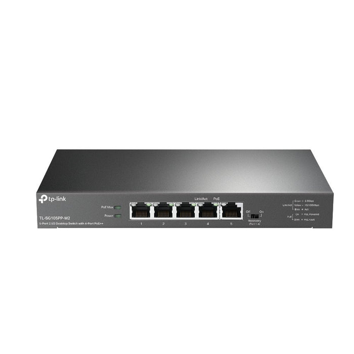 EAN 4895252501131 - TP-Link TL-SG105PP-M2 switch No administrado Gigabit Ethernet (10/100/1000) Energía sobre Ethernet (PoE)  imagen 1