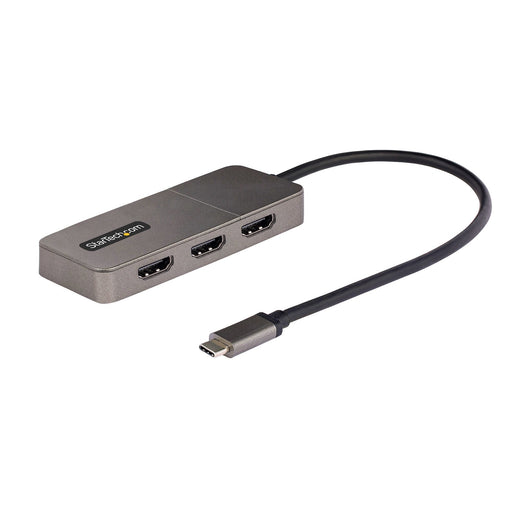 EAN 0065030887663 - StarTech.com MST14CD123HD Adaptador gráfico USB 3840 x 2160 Pixeles Gris imagen 1