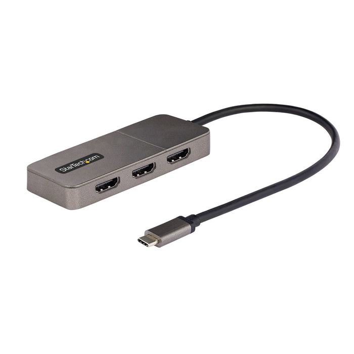EAN 0065030887663 - StarTech.com MST14CD123HD Adaptador gráfico USB 3840 x 2160 Pixeles Gris imagen 1