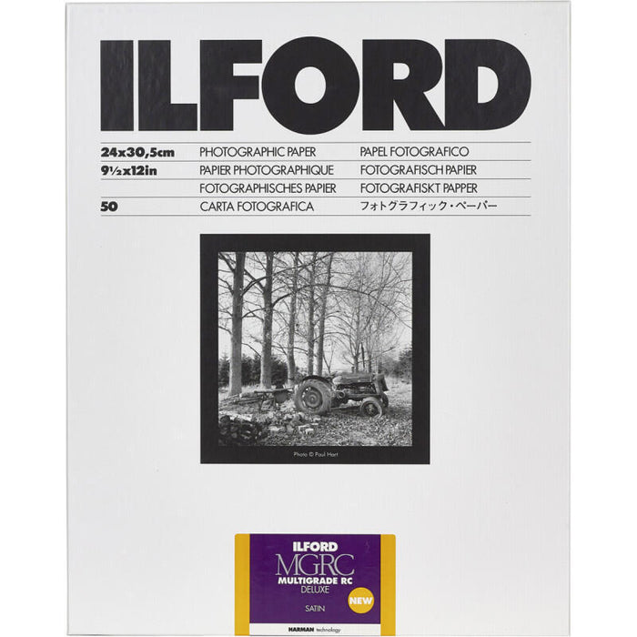 1x 50 Papel Fotografico Ilford Mg Rc Dl 25m  24x30