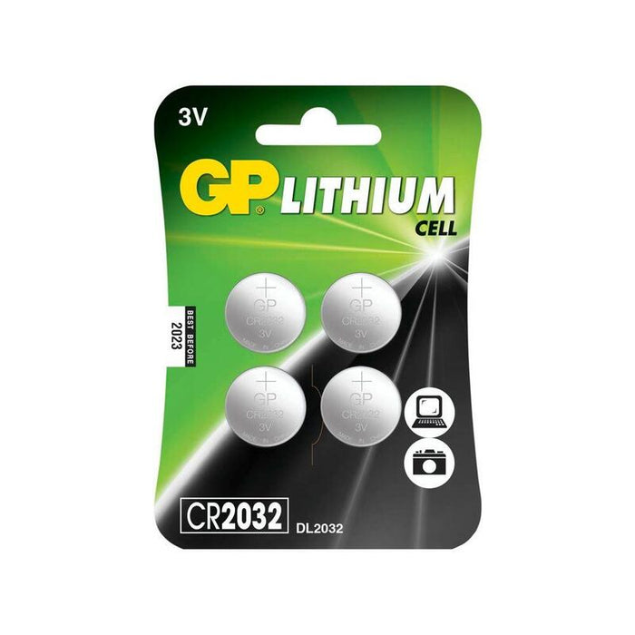 1x4 Gp Cr2032 Lithium Cell 3v