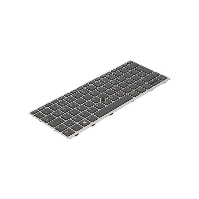 2-Power Backlit Keyboard W Point-Stick Swiss(Ch) Reemplaza L13697-Bg1 Para Elitebook 735 G5 Alt39406a