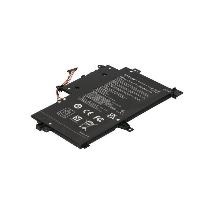 2-Power Batería 11.4v 3400mah Para Asus Transformer Book Flip Tp500la Cbp3725a