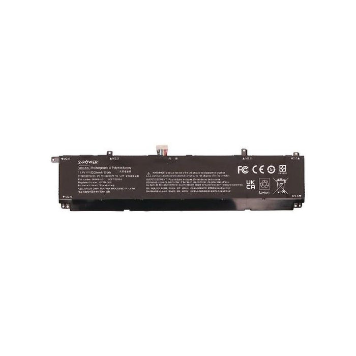 2-Power Batería 11.4v 5200mah Para Hp Victus 16-R0000 2p-Wk06xl