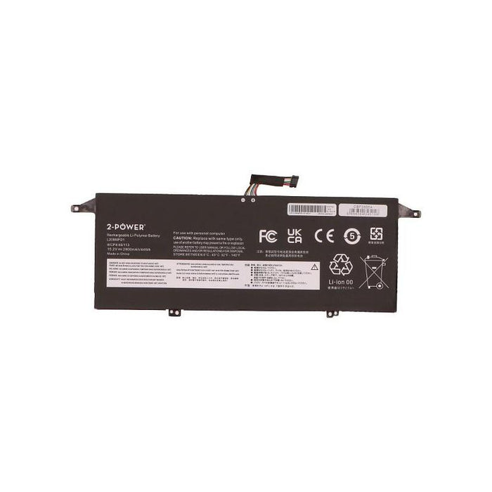 2-Power Batería 15.2v 2900mah Para Lenovo Thinkbook 13x Itg 20wj Cbp3898a