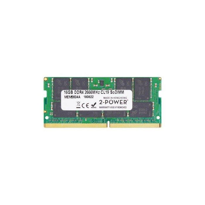 2-Power Memoria Sodimm 16gb Ddr4 2666mhz Cl19 Sodimm 2p-Ct16g4s266m