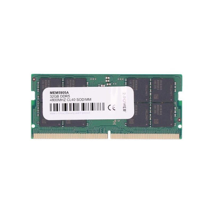 2-Power Memoria Sodimm 32gb Ddr5 4800mhz Cl40 Sodimm 2p-Ab949335