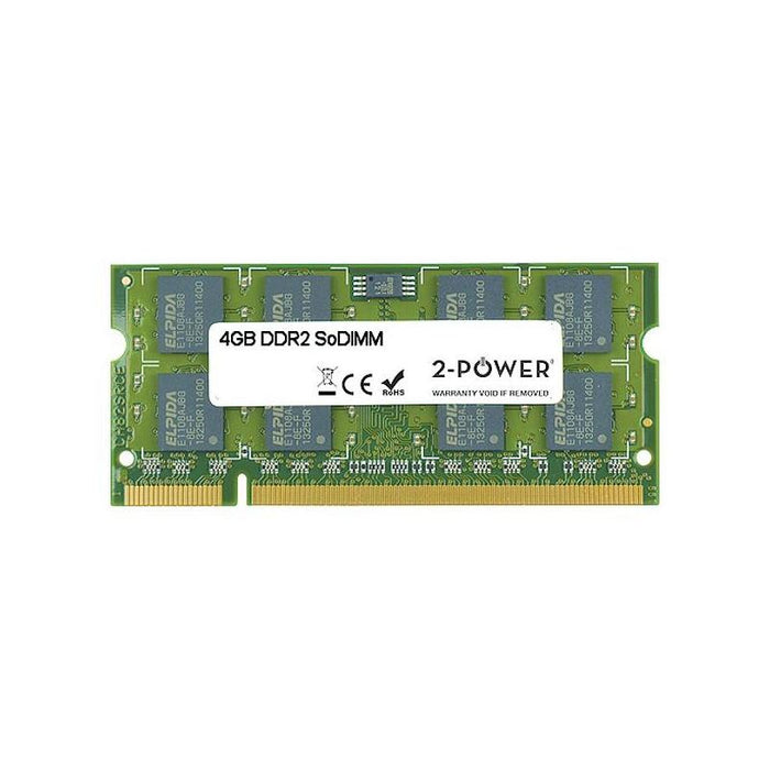 2-Power Memoria Sodimm 4gb Ddr2 800mhz Sodimm 2p-Me.3l208.4gb