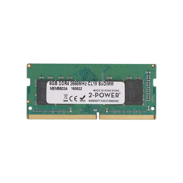 2-Power Memoria Sodimm 8gb Ddr4 2666mhz Cl19 Sodimm 2p-01ag812