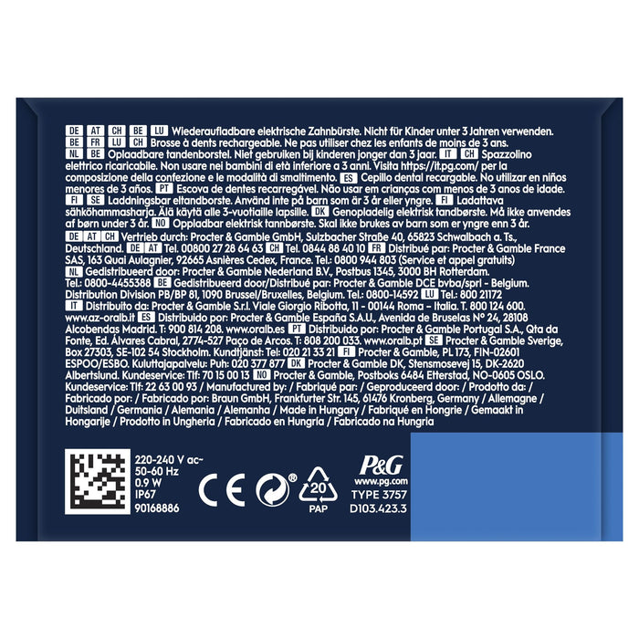 EAN 4210201432340 - Oral-B Vitality Pro Adulto Cepillo dental oscilante Violeta imagen 7