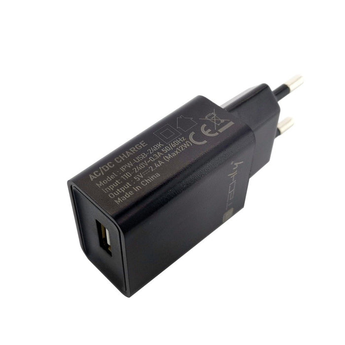EAN 8059018362800 - Techly IPW-USB-24BK cargador de dispositivo móvil Universal Negro Corriente alterna Interior imagen 8