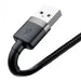EAN 6953156274938 - Baseus CALKLF-AG1 cable de conector Lightning 0,5 m Gris, Negro imagen 2