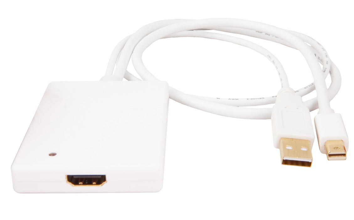 EAN 3760170842318 - Urban Factory CBB21UF adaptador de cable de vídeo Mini DisplayPort + USB Type-A HDMI tipo A (Estándar) Bl imagen 1